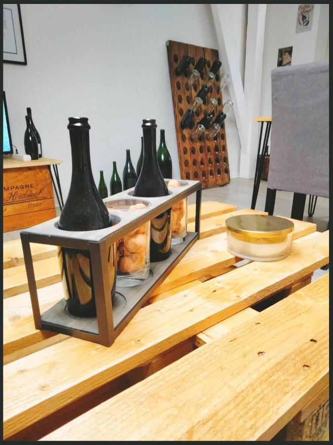 Apartmán Studio Champagne Remeš Exteriér fotografie